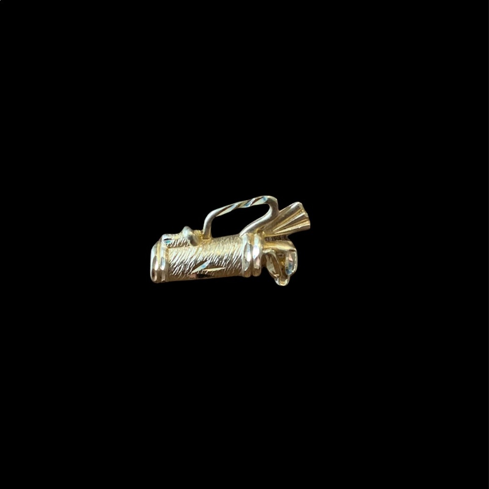14k gold gold bag charm